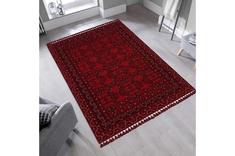 Norio Gångmatta 80x150 cm Rektangulär - Röd - Textil & mattor - Mattor - Modern matta - Gångmattor
