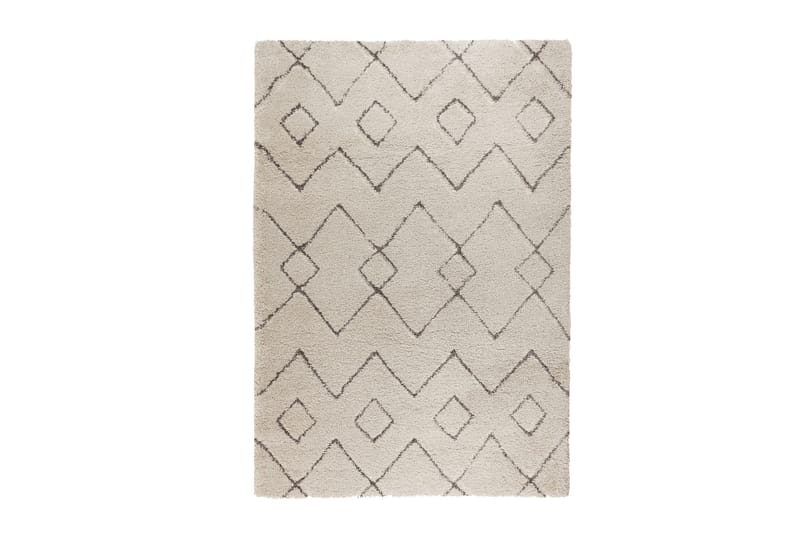 Dakari Imari Ryamatta 120x170 cm Cream/Mörkgrå - Flair Rugs - Textil & mattor - Mattor - Modern matta - Ryamatta & luggmatta