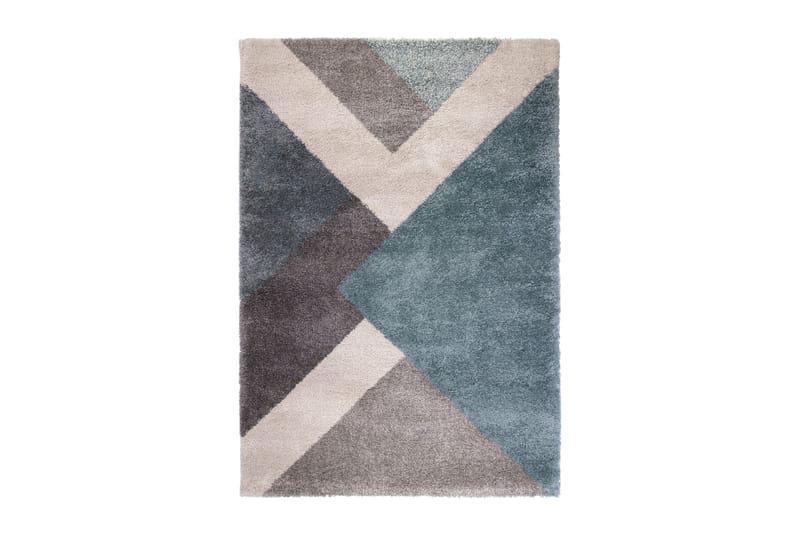 Dakari Zula Ryamatta 160x230 cm Flerfärgad/Blå - Flair Rugs - Textil & mattor - Mattor - Modern matta - Ryamatta & luggmatta