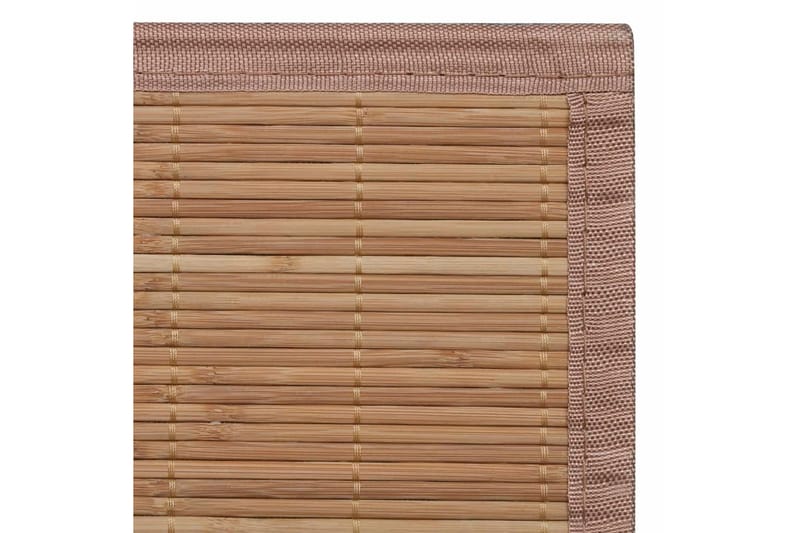 Fyrkantig Brun Bambumatta 80x200 cm - Brun - Textil & mattor - Mattor - Modern matta - Ryamatta
