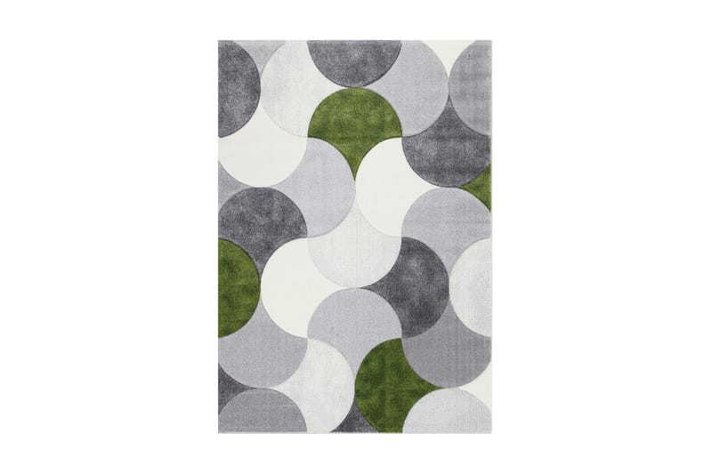 Gioia D Ryamatta 133x190 cm Grå/Grön - Vivace - Textil & mattor - Mattor - Modern matta - Ryamatta