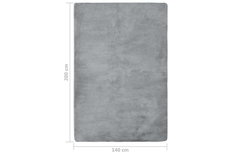 Luggmatta grå 200x140 cm - Grå - Textil & mattor - Mattor - Modern matta - Ryamatta