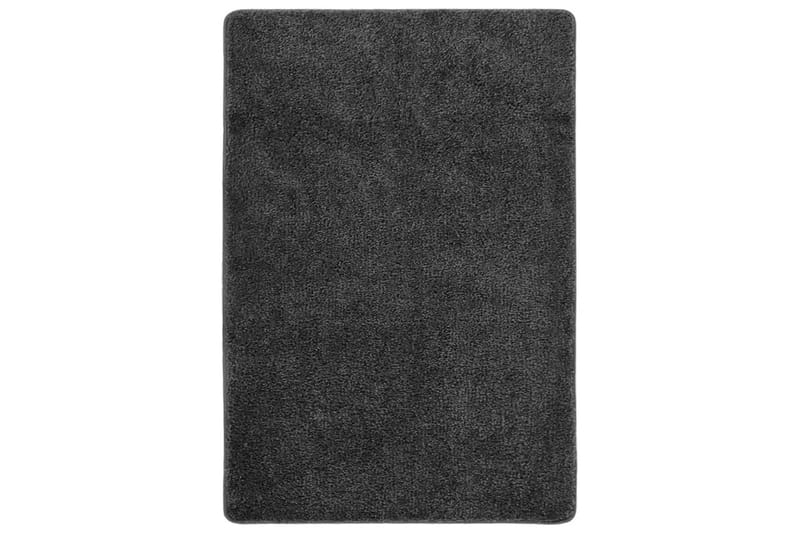 Matta mörkgrå 160x230 cm halkfri - Grå - Textil - Mattor - Modern matta - Ryamatta