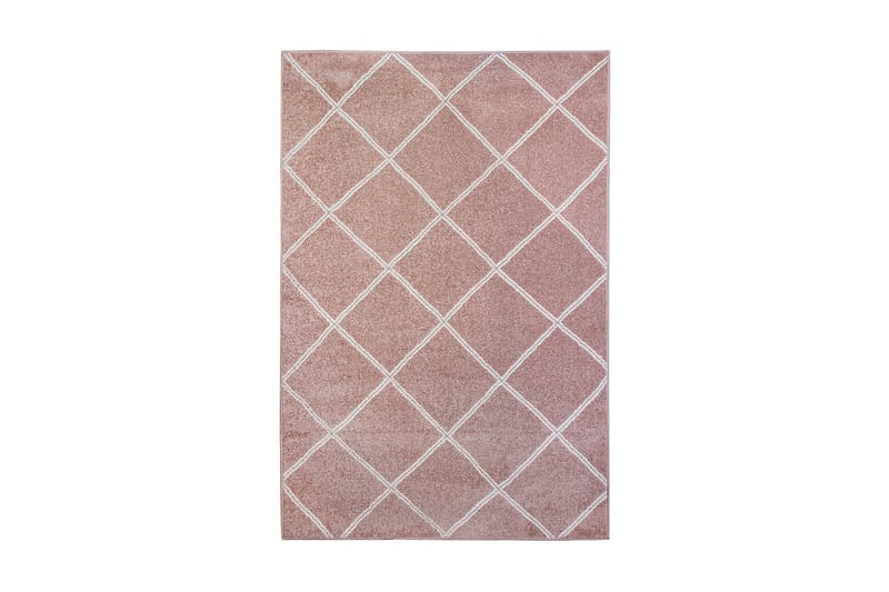 Milo Ryamatta 133x190 cm Rosa/Vit - Hestia - Textil & mattor - Mattor - Små mattor