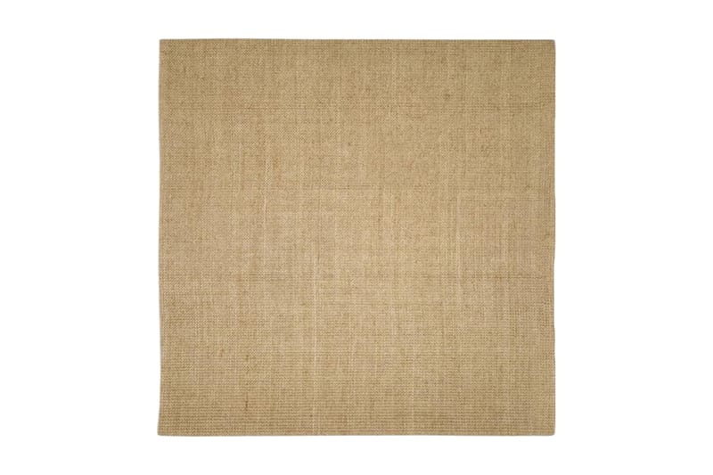 Matta naturlig sisal 100x100 cm - Brun - Textil - Mattor - Flatvävda mattor