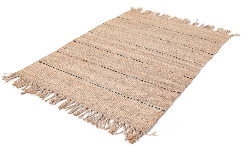 Maya Jutematta 200x230 cm Beige/Svart - Jalal - Textil - Mattor - Modern matta - Sisalmattor