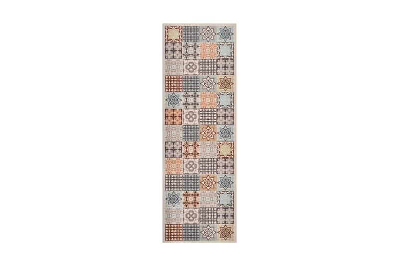 Köksmatta maskintvättbar mosaik 60x180 cm - Flerfärgad - Textil & mattor - Mattor - Modern matta - Trasmatta