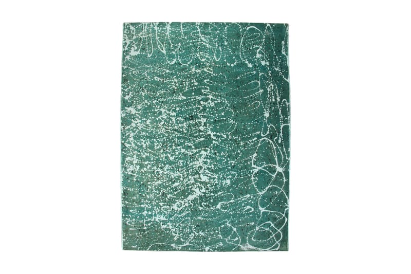 Handknuten Vintage Matta Ull grön 192x270cm - Textil & mattor - Mattor - Handvävda mattor