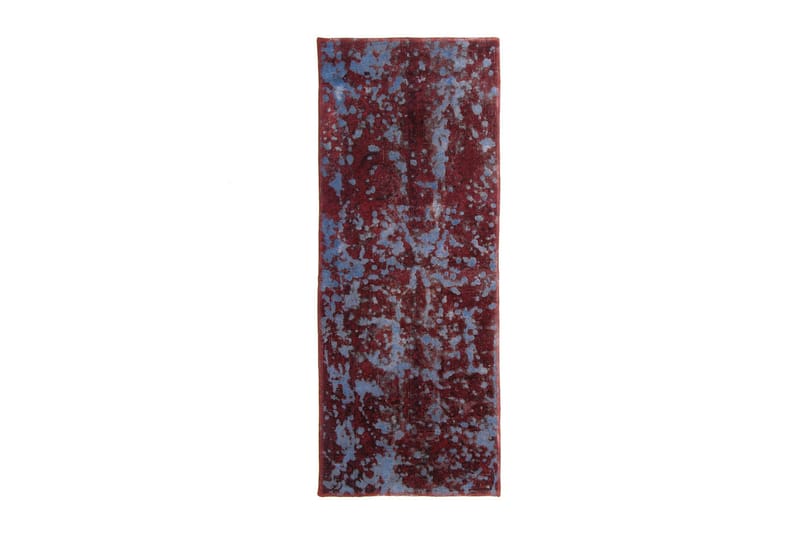 Handknuten Vintage Matta Ull Ljusblå/Röd 60x152cm - Textil & mattor - Mattor - Modern matta - Ullmatta