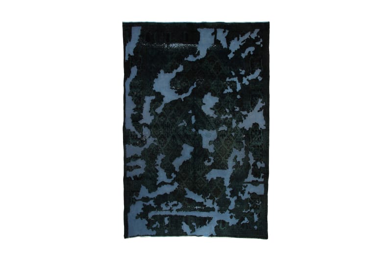 Handknuten Vintage Matta Ull Mörkgrön/Blå 209x308cm - Textil & mattor - Mattor - Handvävda mattor