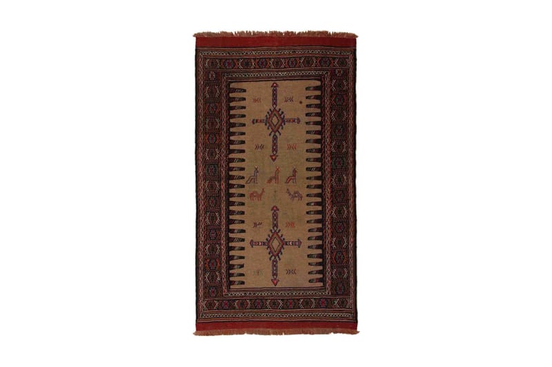 Handknuten Exklusiv Persisk Nålmatta 100x183 cm Kelim - Beige/Brun - Textil & mattor - Mattor - Orientaliska mattor - Kelimmattor