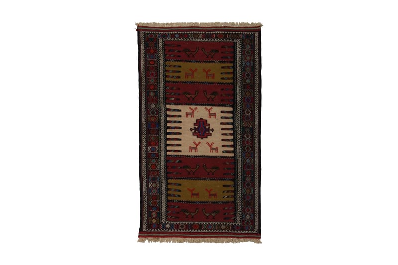 Handknuten Exklusiv Persisk Nålmatta 113x180 cm Kelim - Flerfärgad - Textil & mattor - Mattor - Orientaliska mattor - Kelimmattor