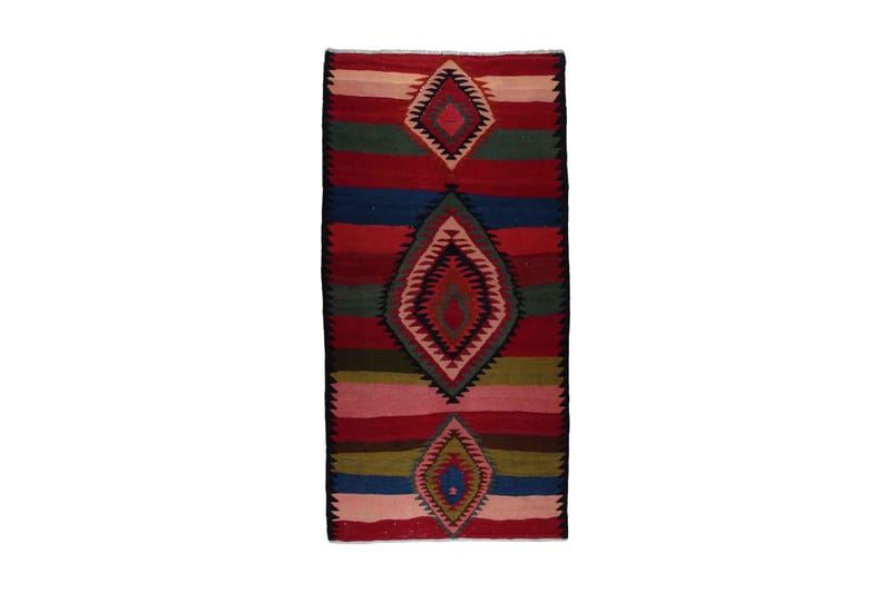 Handknuten Persisk Matta 138x280 cm Kelim - Flerfärgad - Textil & mattor - Mattor - Orientaliska mattor - Kelimmattor