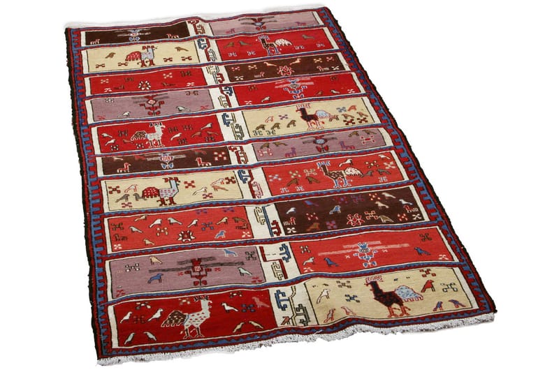 Handknuten Persisk Matta Varni 116x184 cm Kelim - Flerfärgad - Textil & mattor - Mattor - Orientaliska mattor - Kelimmattor