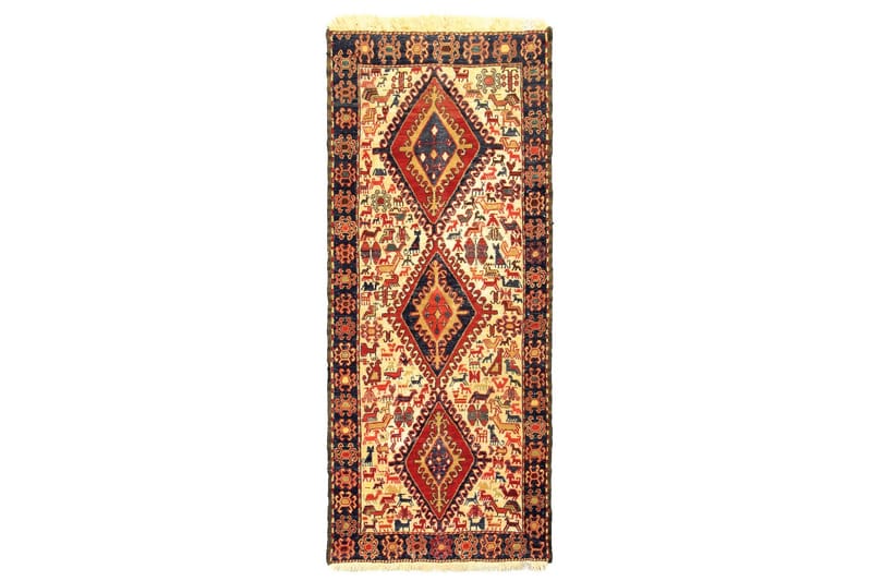 Handknuten Persisk Ullmatta 80x190 cm Kelim - Flerfärgad - Textil & mattor - Mattor - Orientaliska mattor - Kelimmattor