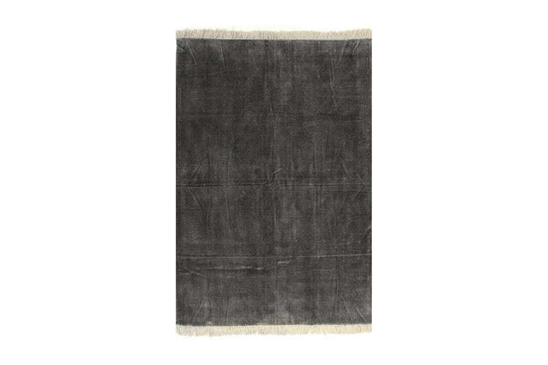 Kelimmatta bomull 160x230 cm antracit - Grå - Textil & mattor - Mattor - Orientaliska mattor - Kelimmattor