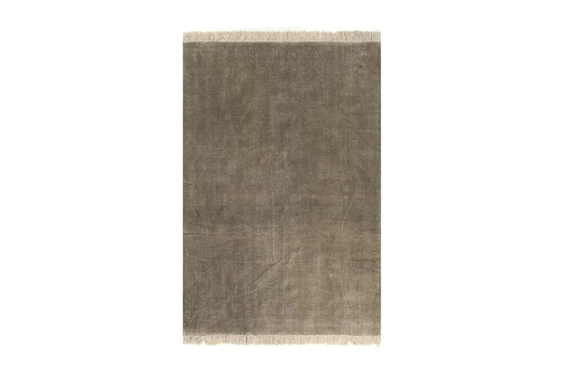 Kelimmatta bomull 160x230 cm taupe - Brun - Textil & mattor - Mattor - Orientaliska mattor - Kelimmattor