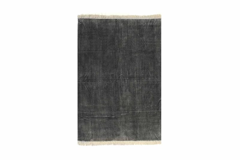Kelimmatta bomull 200x290 cm antracit - Grå - Textil & mattor - Mattor - Orientaliska mattor - Kelimmattor