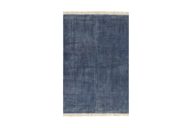 Kelimmatta bomull 200x290 cm blå - Blå - Textil & mattor - Mattor - Orientaliska mattor - Kelimmattor