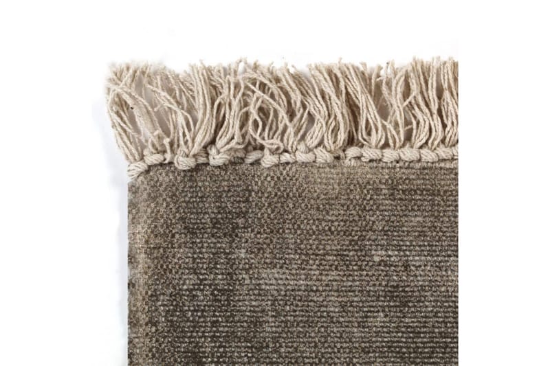 Kelimmatta bomull 200x290 cm taupe - Brun - Textil - Mattor - Orientaliska mattor - Kelimmattor