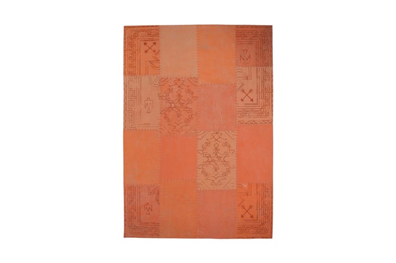 Gesslick Melfe Matta 120x170 cm Orange/Flerfärgad - D-Sign - Textil & mattor - Mattor - Orientaliska mattor - Patchwork matta