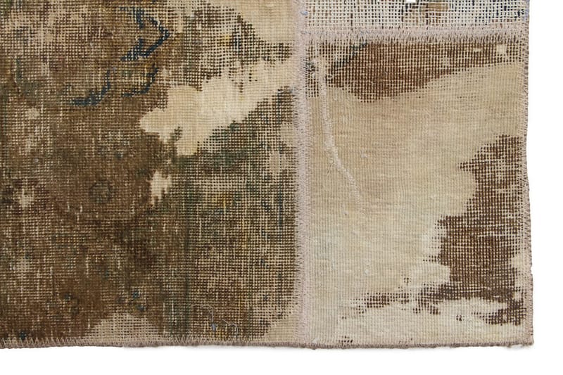 Handknuten Patchworkmatta Ull/Garn Flerfärgad 165x220cm - Textil & mattor - Mattor - Orientaliska mattor - Patchwork matta
