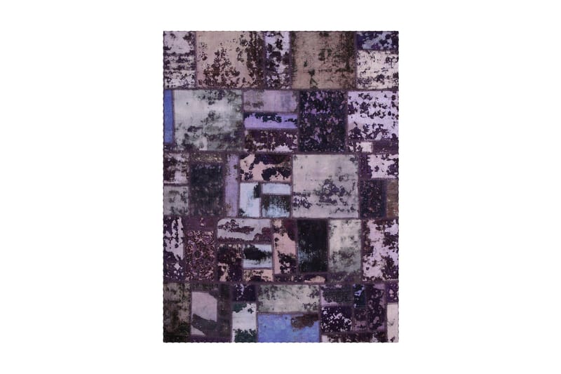 Handknuten Patchworkmatta Ull/Garn Flerfärgad 171x229cm - Textil & mattor - Mattor - Orientaliska mattor - Patchwork matta