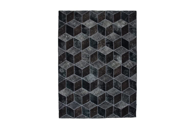 Handknuten Patchworkmatta Ull/Garn Flerfärgad 176x247cm - Textil & mattor - Mattor - Orientaliska mattor - Patchwork matta