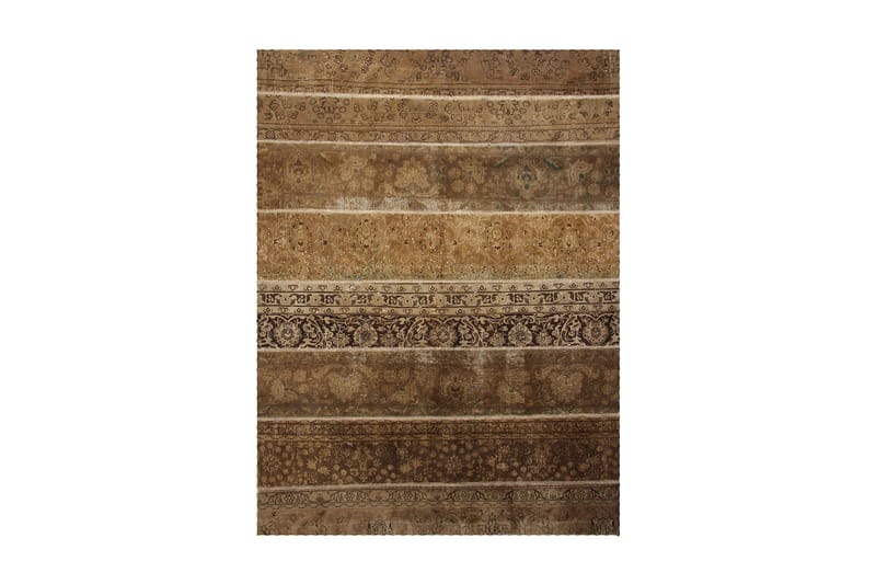 Handknuten Patchworkmatta Ull/Garn Flerfärgad 190x353cm - Textil & mattor - Mattor - Orientaliska mattor - Patchwork-matta