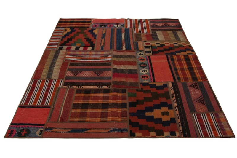 Handknuten Persisk Matta 159x204 cm Kelim - Flerfärgad - Textil & mattor - Mattor - Orientaliska mattor - Patchwork matta