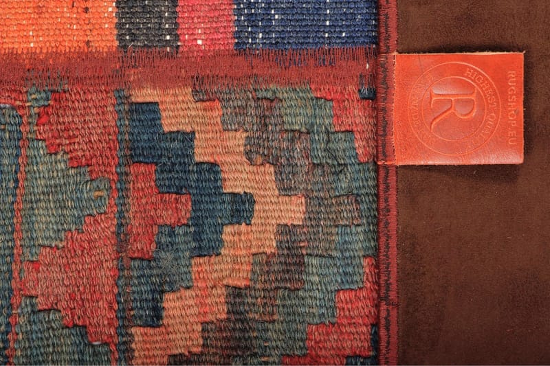 Handknuten Persisk Patchwork Ullmatta 162x228 cm Garn - Flerfärgad - Textil & mattor - Mattor - Orientaliska mattor - Patchwork matta