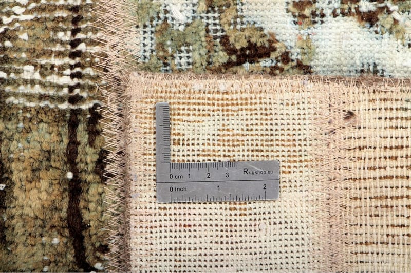 Handknuten Persisk Patchwork Ullmatta 166x221 cm Garn - Flerfärgad - Textil & mattor - Mattor - Orientaliska mattor - Patchwork matta