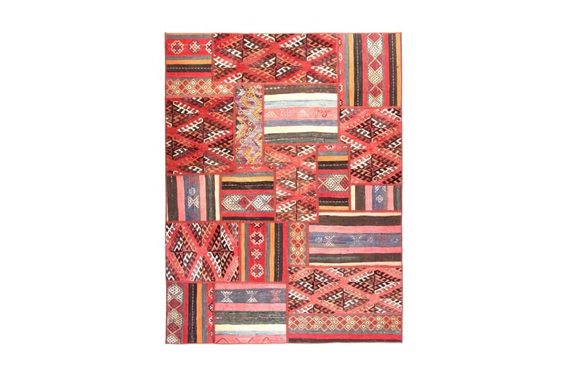 Handknuten Persisk Patchworkmatta 152x205 cm - Flerfärgad - Textil & mattor - Mattor - Orientaliska mattor - Patchwork matta