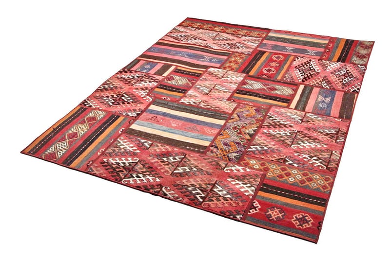 Handknuten Persisk Patchworkmatta 152x205 cm - Flerfärgad - Textil & mattor - Mattor - Orientaliska mattor - Patchwork matta