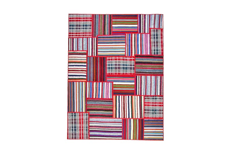 Handknuten Persisk Patchworkmatta 156x206 cm - Flerfärgad - Textil & mattor - Mattor - Orientaliska mattor - Patchwork matta