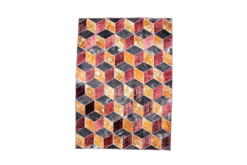 Handknuten Persisk Patchworkmatta 215x305 cm - Flerfärgad - Textil & mattor - Mattor - Orientaliska mattor - Patchwork matta