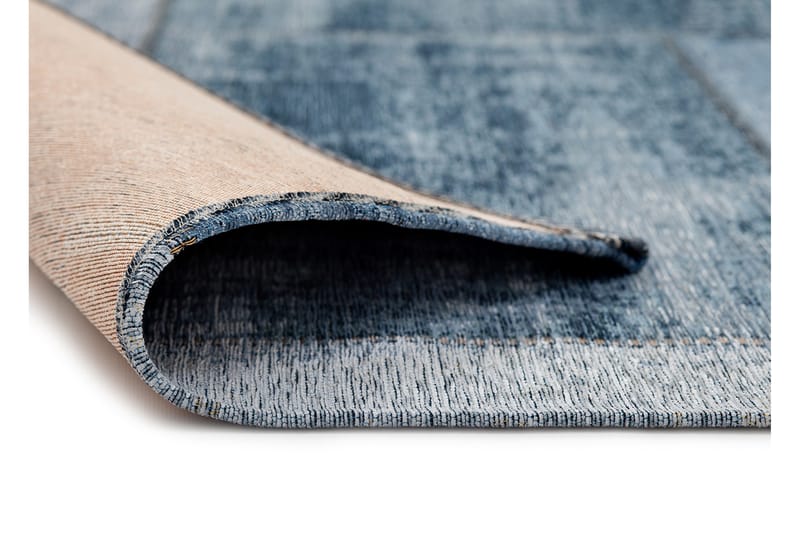 Sassoferrato Matta 155x230 cm - Jeans/Blå - Textil & mattor - Mattor - Orientaliska mattor - Patchwork matta