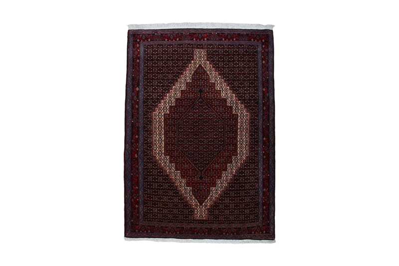Handknuten Exklusiv Persisk Dubbelvävd Matta 125x179 cm - Röd/Beige - Textil & mattor - Mattor - Orientaliska mattor