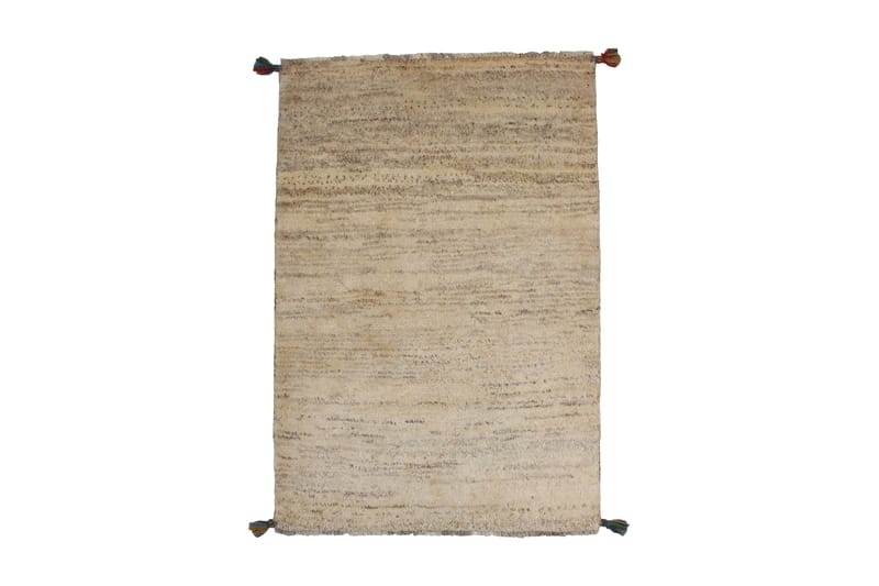 Handknuten Gabbeh Shiraz Ull Creme 78x115cm - Textil & mattor - Mattor - Handvävda mattor