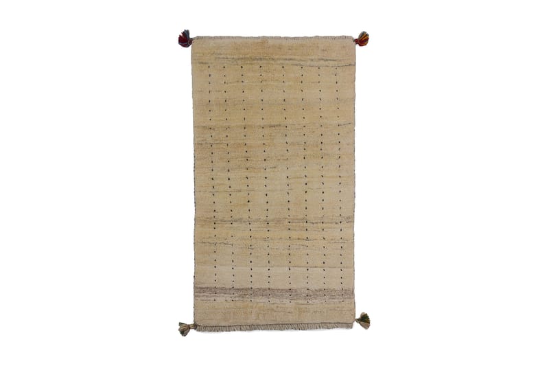 Handknuten Gabbeh Shiraz Ull Creme/Grå 76x127cm - Textil & mattor - Mattor - Orientaliska mattor