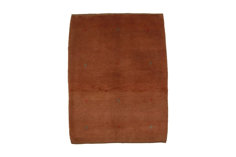 Handknuten Gabbeh Shiraz Ull Orange 105x141cm - Textil & mattor - Mattor - Orientaliska mattor