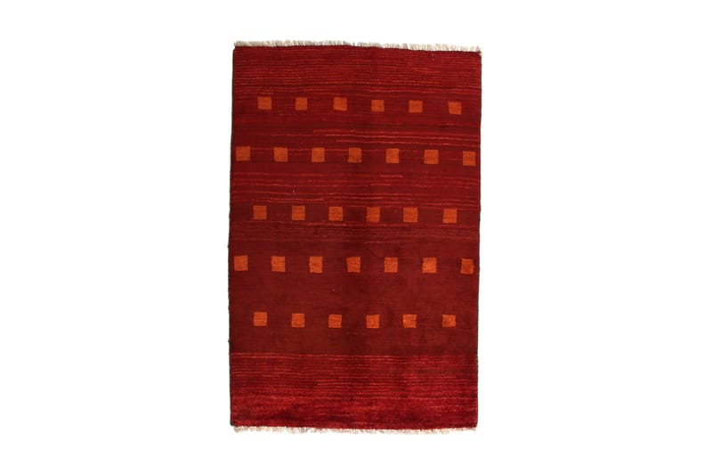 Handknuten Gabbeh Shiraz Ull Röd/Orange 101x154cm - Textil & mattor - Mattor - Handvävda mattor