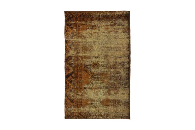 Handknuten Persisk Matta 111x187 cm Vintage - Beige/Brun - Textil - Mattor - Orientaliska mattor