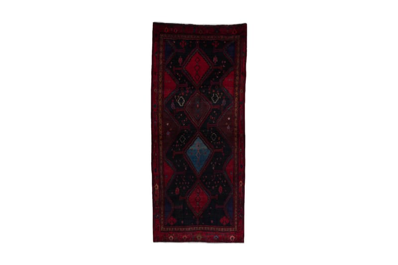 Handknuten Persisk Matta 146x340 cm - Mörkblå/Röd - Textil & mattor - Mattor - Orientaliska mattor