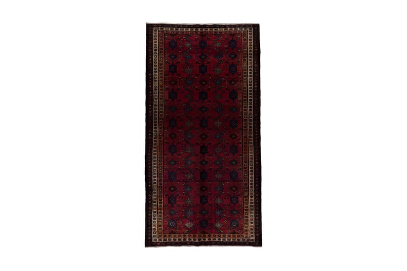 Handknuten Persisk Matta 151x293 cm - Röd/Mörkblå - Textil & mattor - Mattor - Orientaliska mattor - Persisk matta