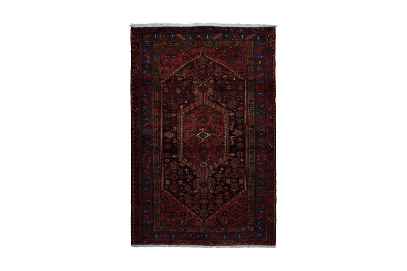 Handknuten Persisk Matta 154x235 cm - Mörkblå/Röd - Textil & mattor - Mattor - Orientaliska mattor