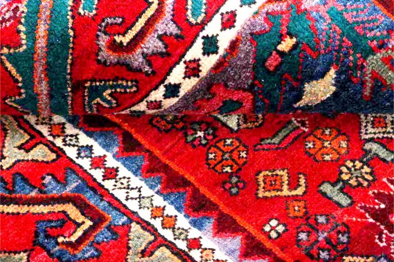 Handknuten Persisk Matta 154x317 cm - Röd/Blå - Textil & mattor - Mattor - Orientaliska mattor