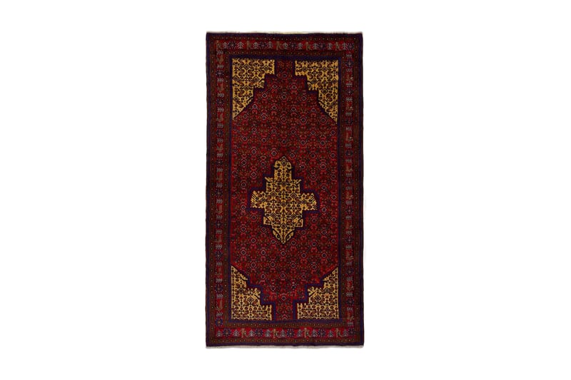 Handknuten Persisk Matta 158x311 cm - Röd/Gul - Textil & mattor - Mattor - Orientaliska mattor