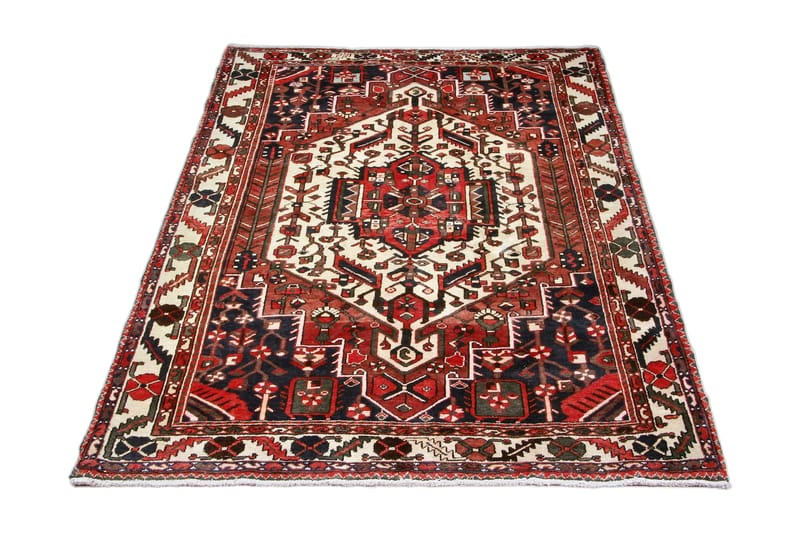 Handknuten Persisk Matta 200x293 cm - Röd/Beige - Textil & mattor - Mattor - Orientaliska mattor