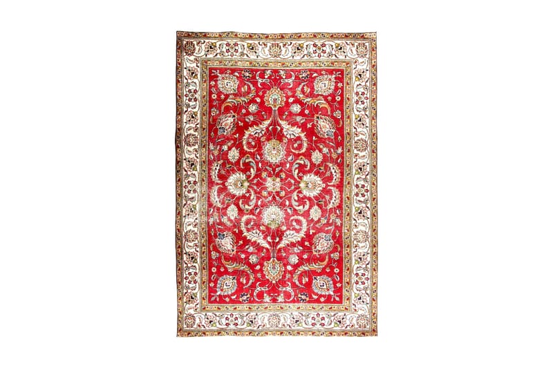 Handknuten Persisk Matta 206x316 cm Vintage - Röd/Beige - Textil & mattor - Mattor - Orientaliska mattor